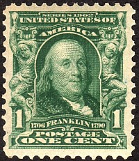 1c Franklin